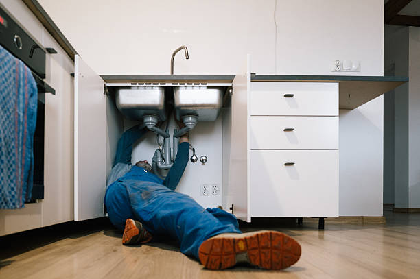 Professional Drain Cleaning technician working in Colchester, CT